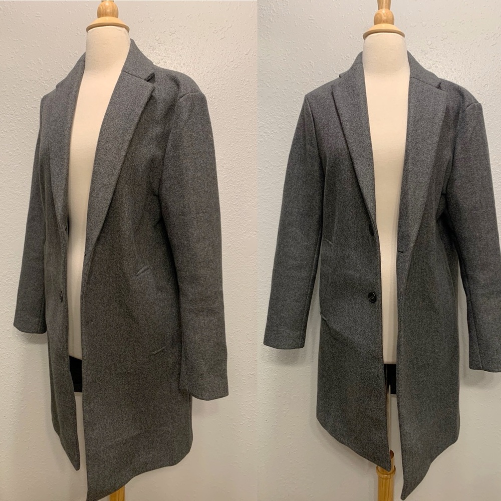 ZARA Gray Trench Coat